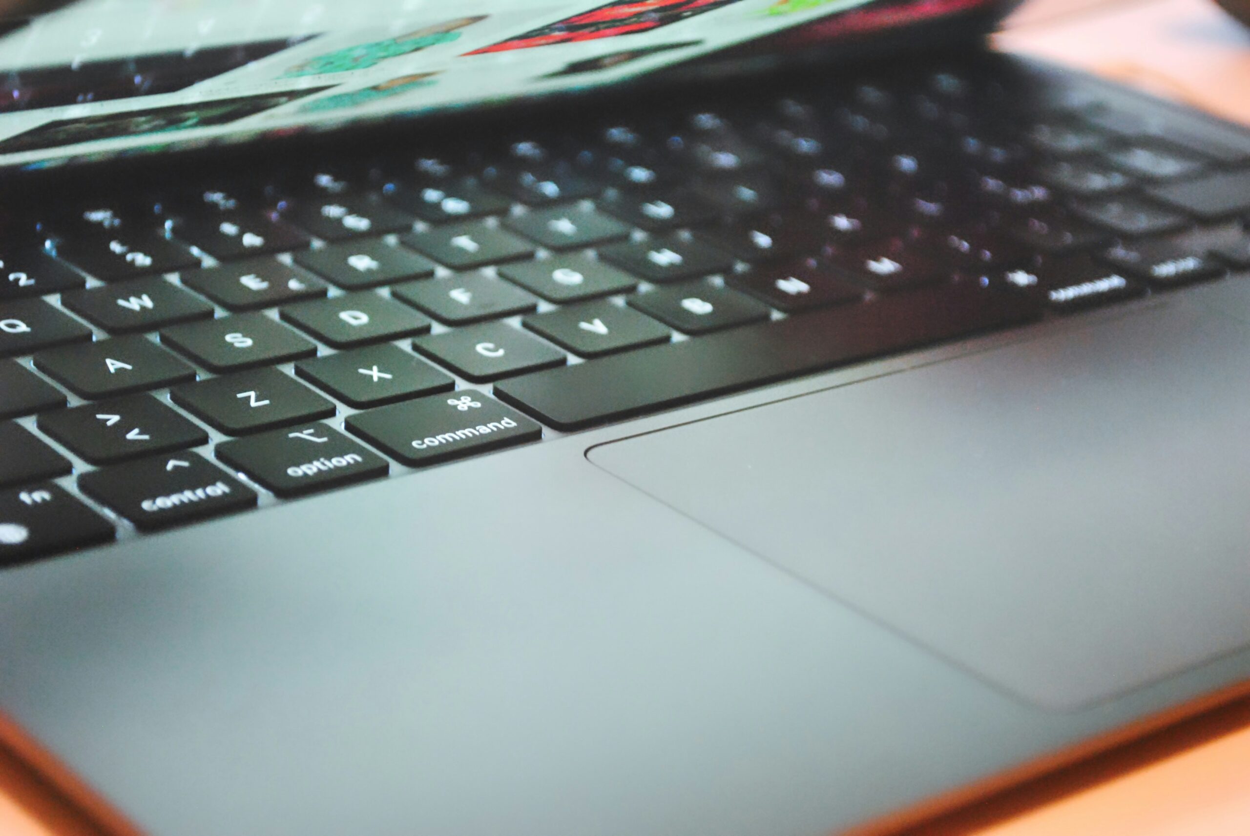 black and silver laptop computer